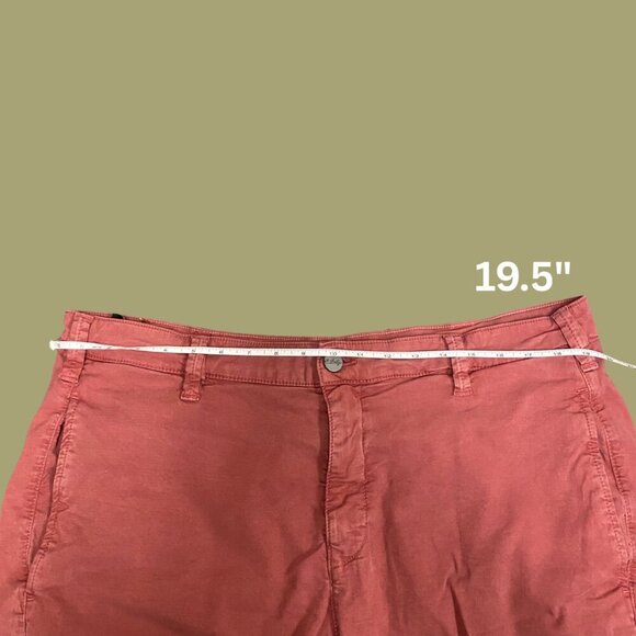 🔥 34 Heritage Slim Fit Rust Red Shorts (Size 38) – TENCEL™ Blend - Picture 5 of 9